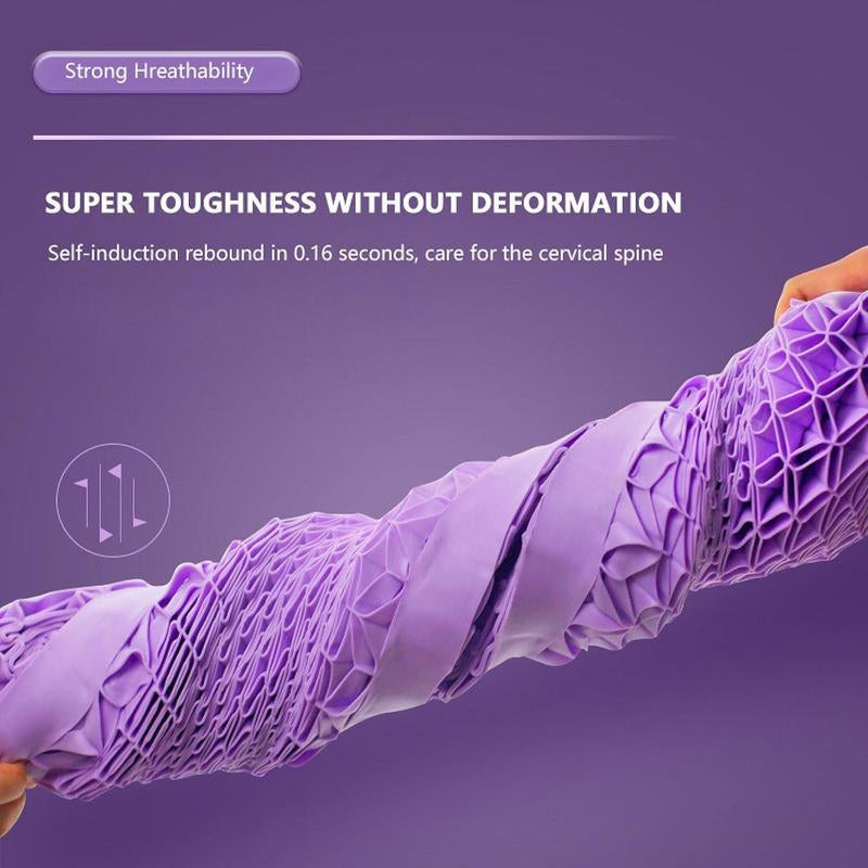 H&D Elastic Pillow: Pain Relief, Breathable Grid & Ergonomic Design