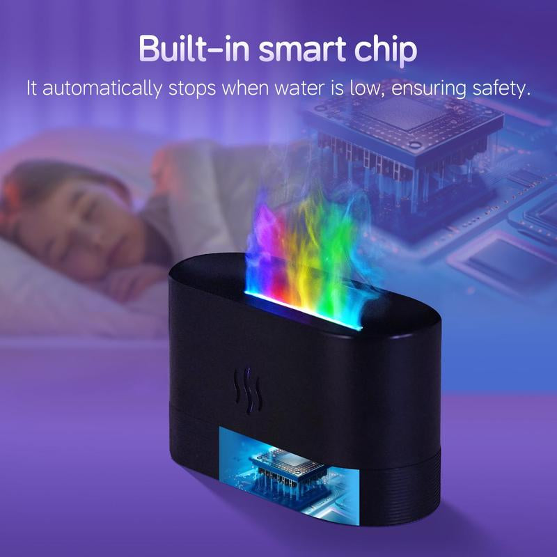 USB Desk Humidifier with Night Light & Aroma Diffuser
