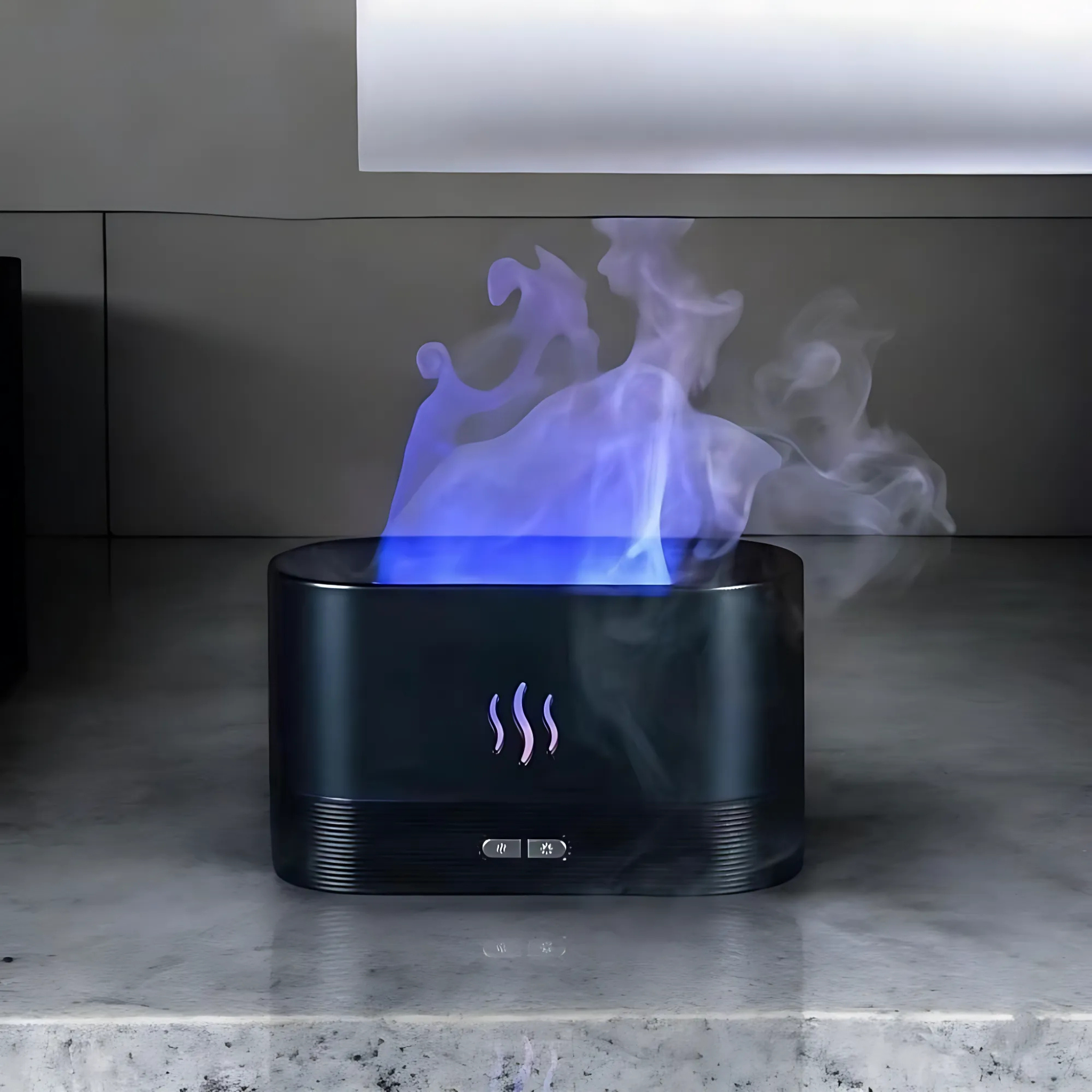 USB Desk Humidifier with Night Light & Aroma Diffuser