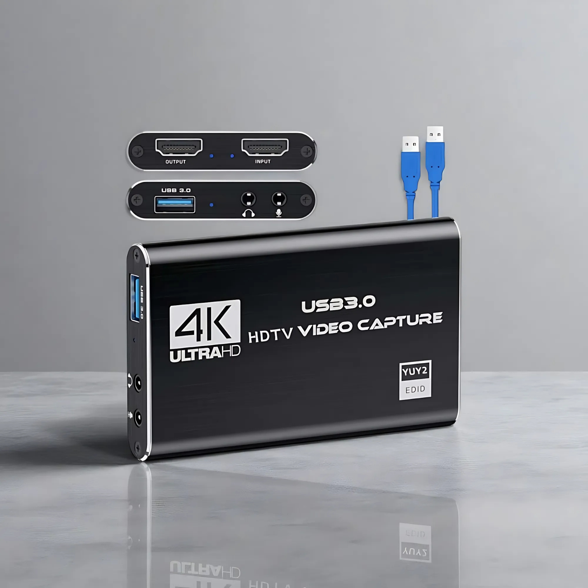 High-Performance 4K HDMI Capture Device – Ideal for Game Streaming (Switch, PS4/5), Professional Conferencing, OBS, Cameras, and PC. Also Features 1080P@60FPS Input/Output for Retro Consoles.
